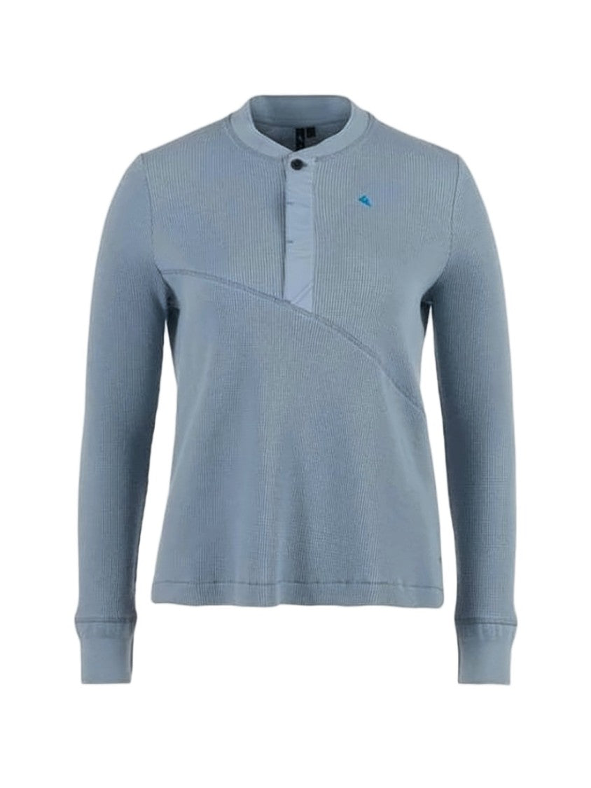 Klattermusen Textured Knit Long-Sleeved Training Top With Button Placket