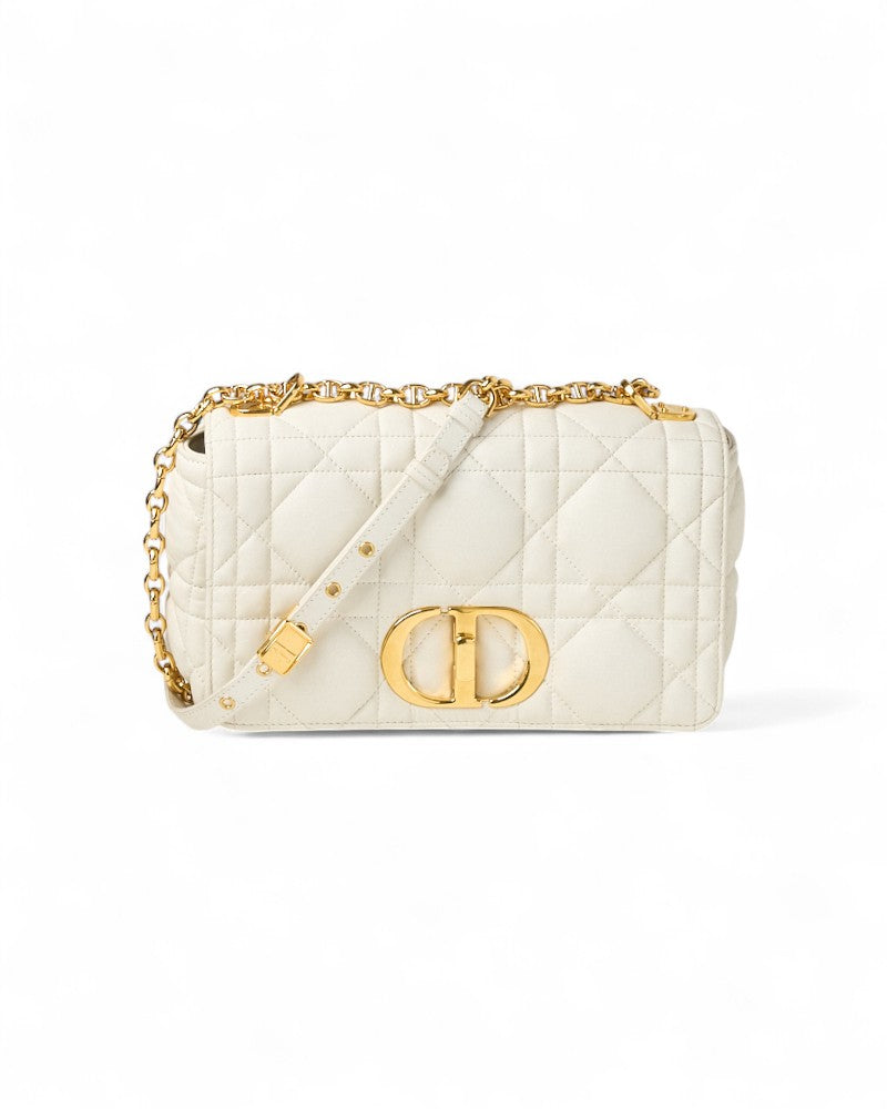 Dior Medium Cannage Puffer Shoulder Bag With Gold Hardware