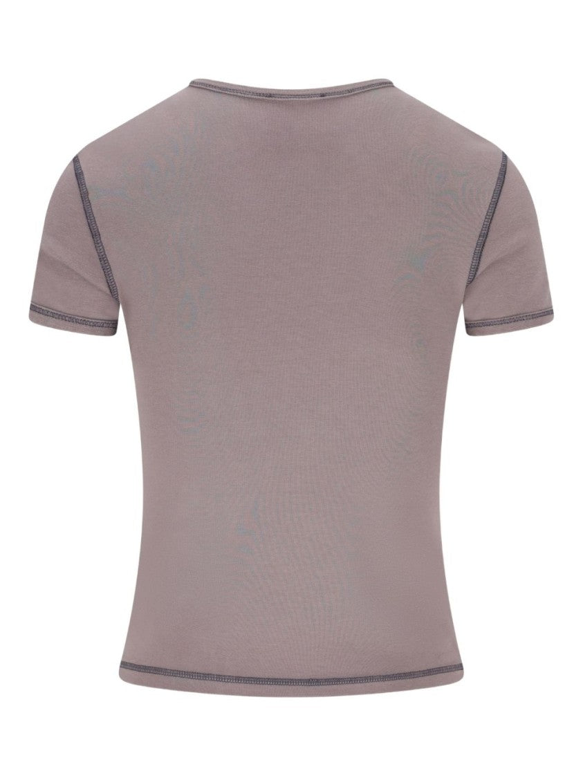Diesel Fitted Short-Sleeved T-Shirt With Heart Graphic