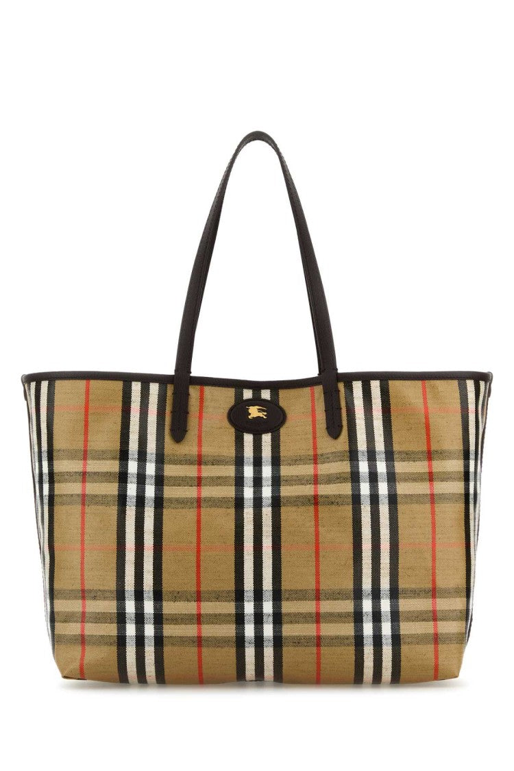 Burberry Printed Canvas Shopping Bag
