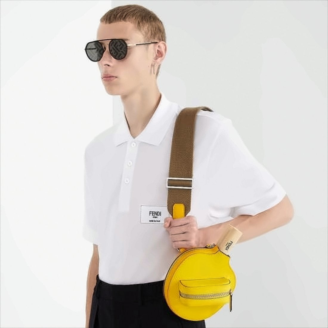 Fendi Fendi Short-Sleeve Polo Shirt