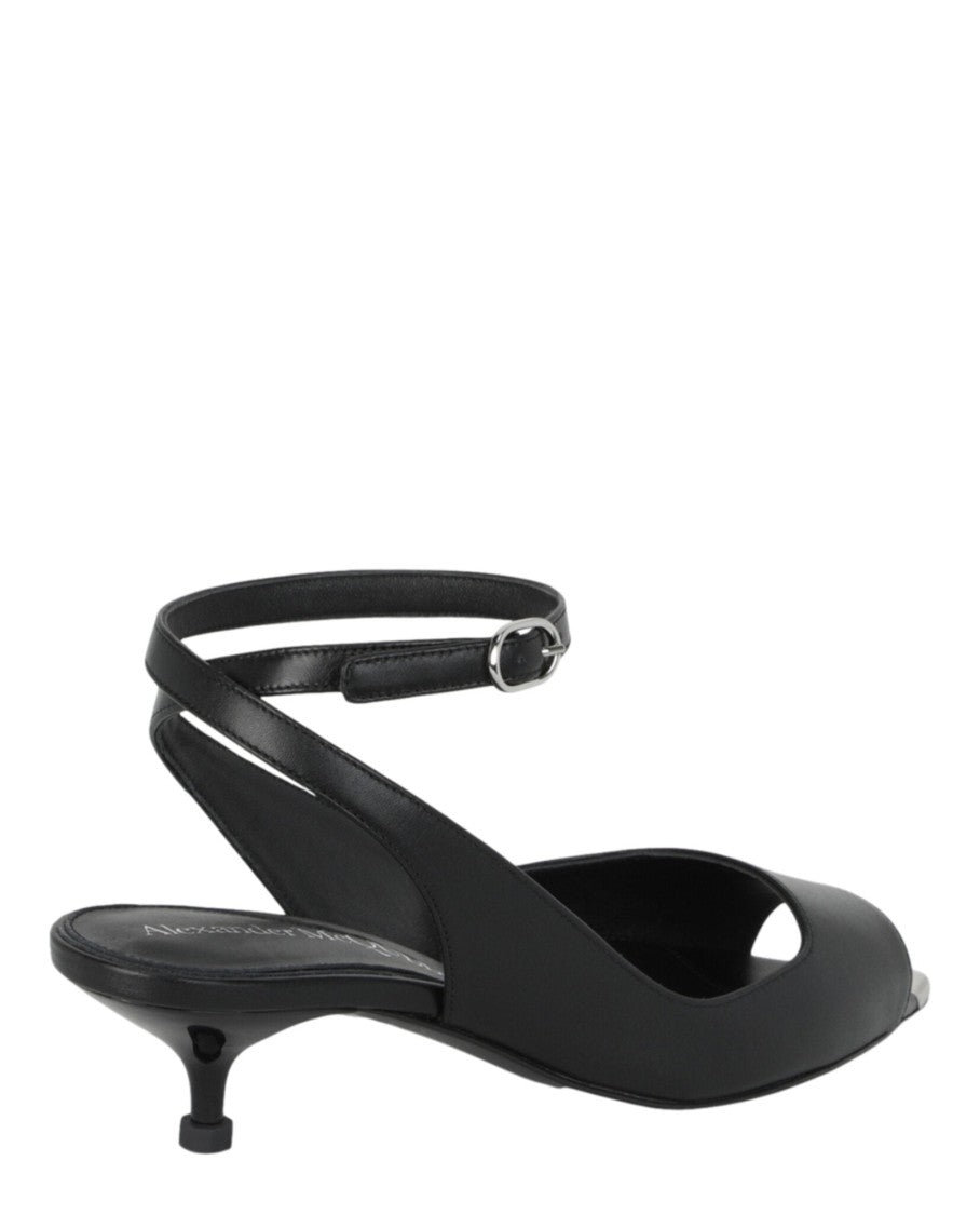 Alexander Mcqueen Punk Peep Toe Sandals