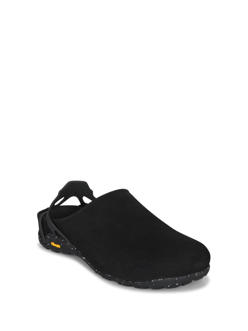 Roa Perforated Black Slip-On Sneakers