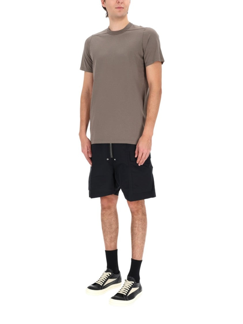 Rick Owens Level T Cotton Vertical Seam T-Shirt