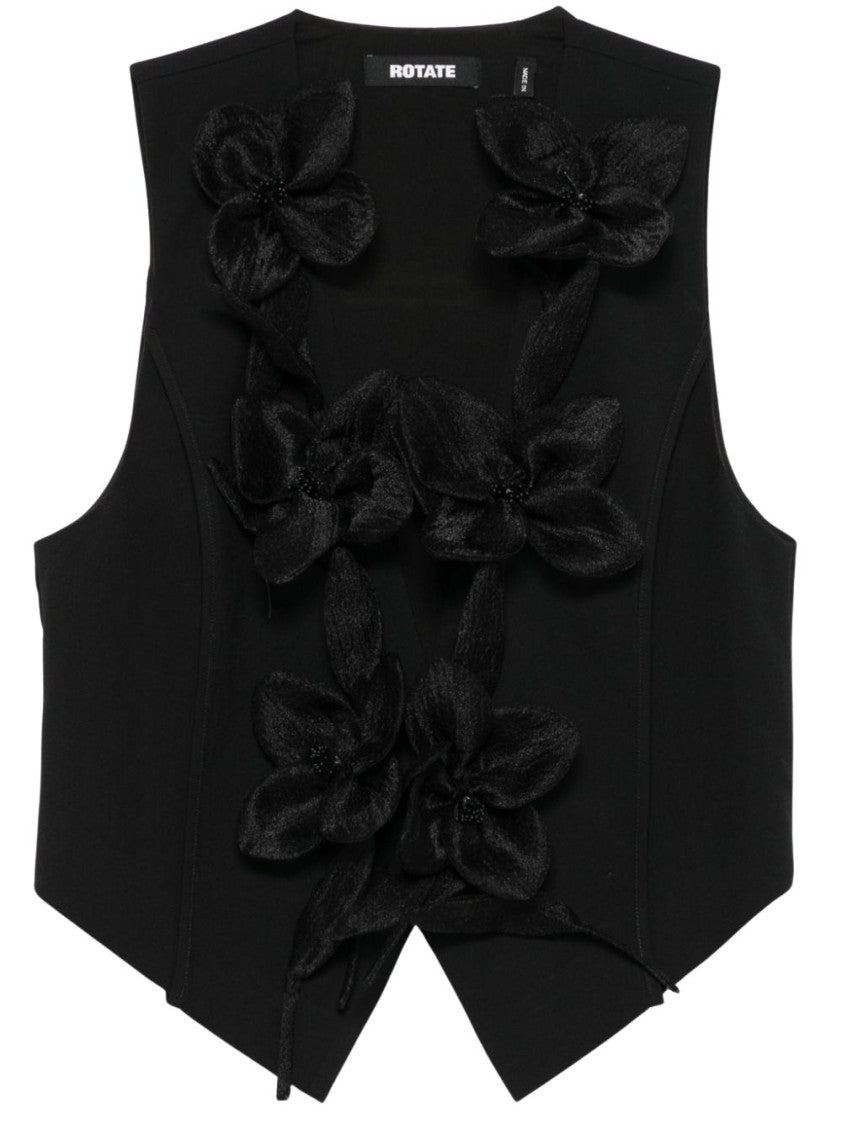 Rotate Black Sleeveless Top