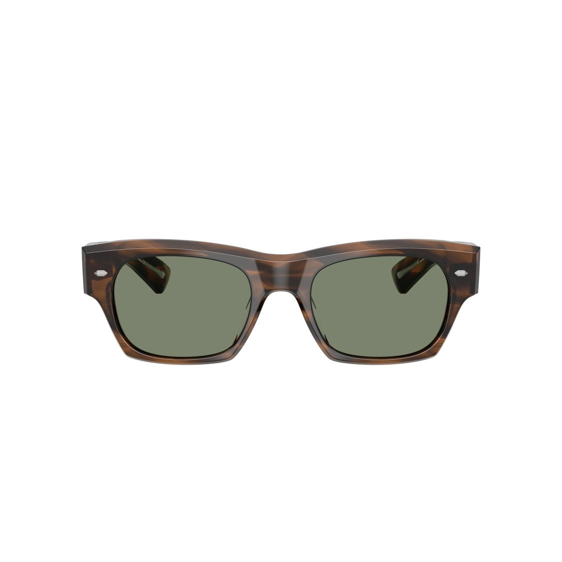 Oliver Peoples 0Ov5514su Rectangular Tortoiseshell Acetate Sunglasses With Silver Accents