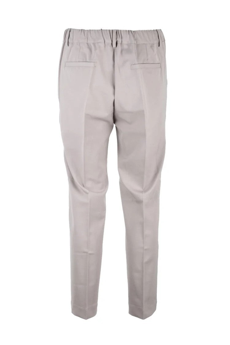 Grifoni Wool Stretch Trousers - Grey