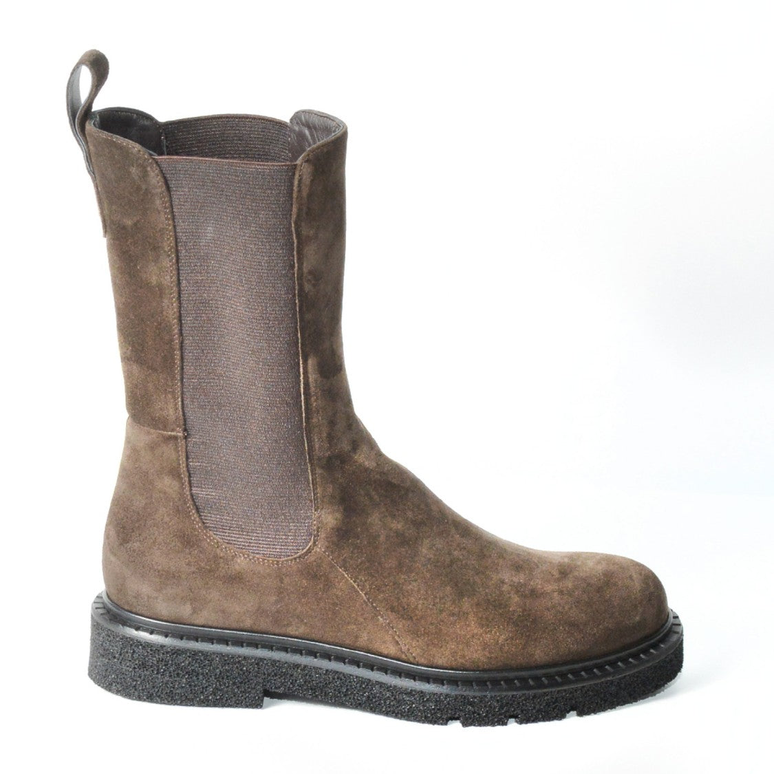 Guglielmo Rotta Ebony Suede Elasticated Ankle Boot