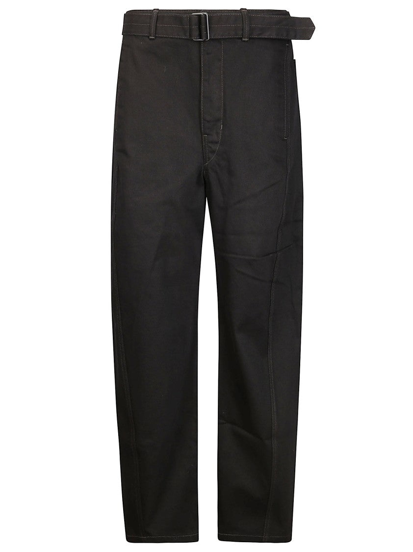 Lemaire Heavy Denim Snowy Effect Pants