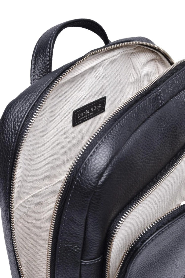 Danilel&Bob Leather Backpack - Black