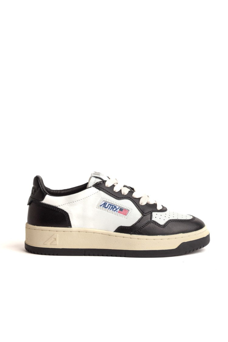 Autry White Black Medalist Bicolor Sneakers