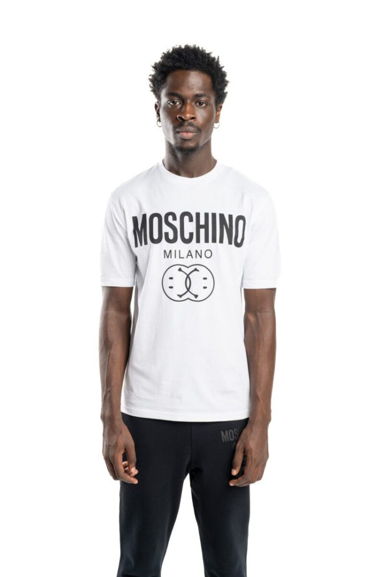 Moschino Cotton Crew Neck T-Shirt Graphic Detail