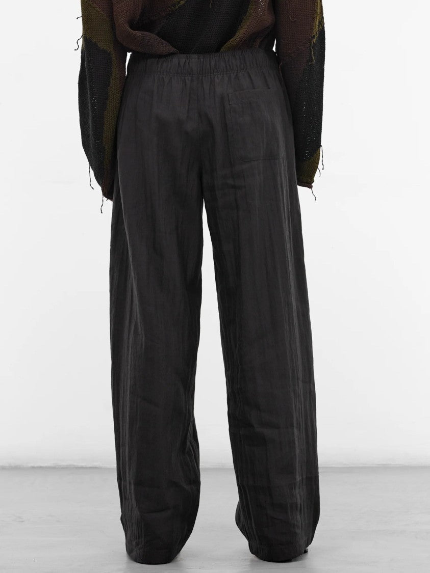 Our Legacy Black Elasticated Wide-Leg Sweatpants