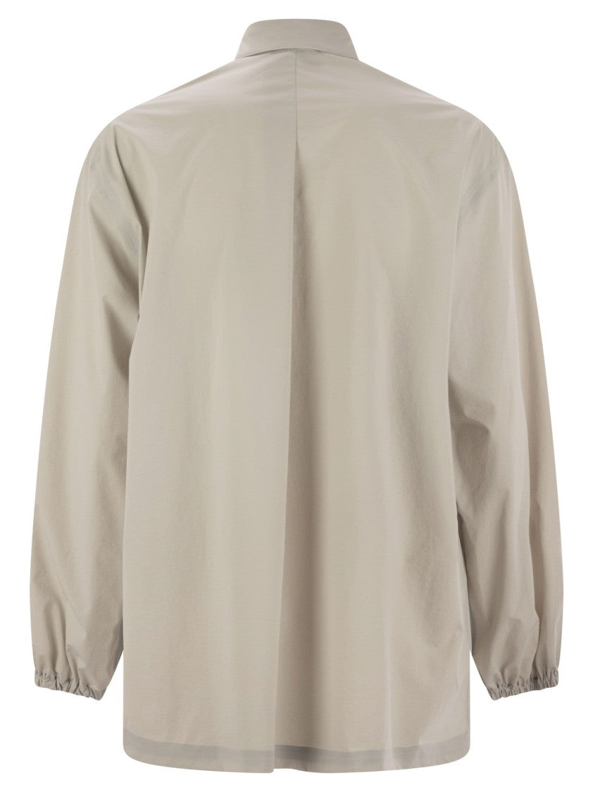 Herno Technical Stretch Fabric Relaxed Fit Shirt