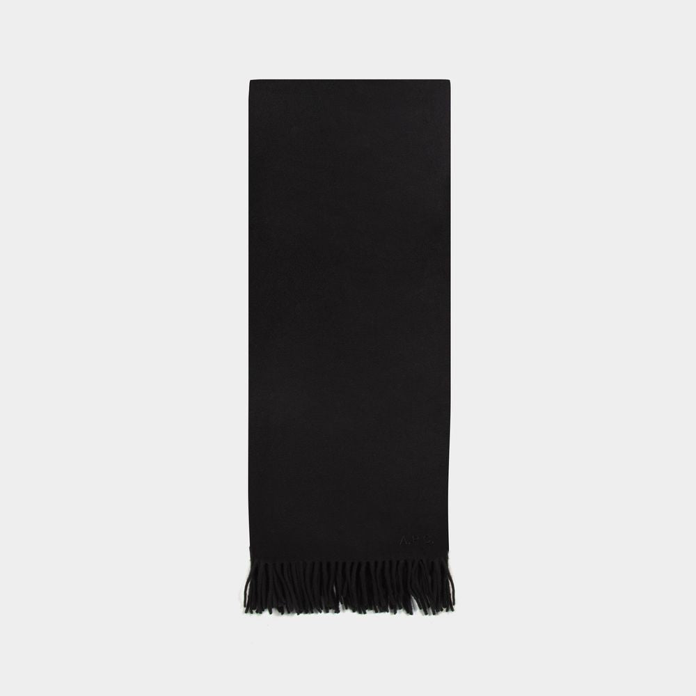 A.P.C. Alix Scarf - Wool - Black