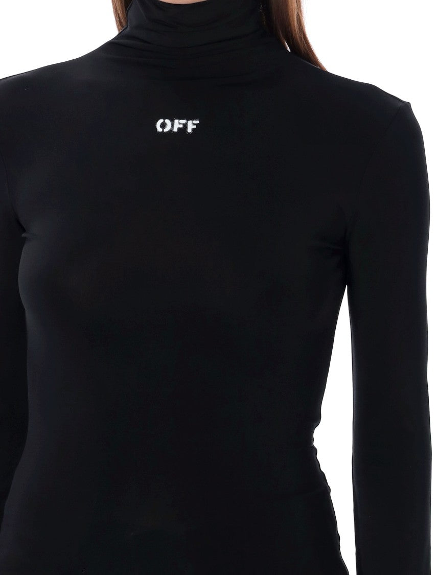 Off-White High Neck Top