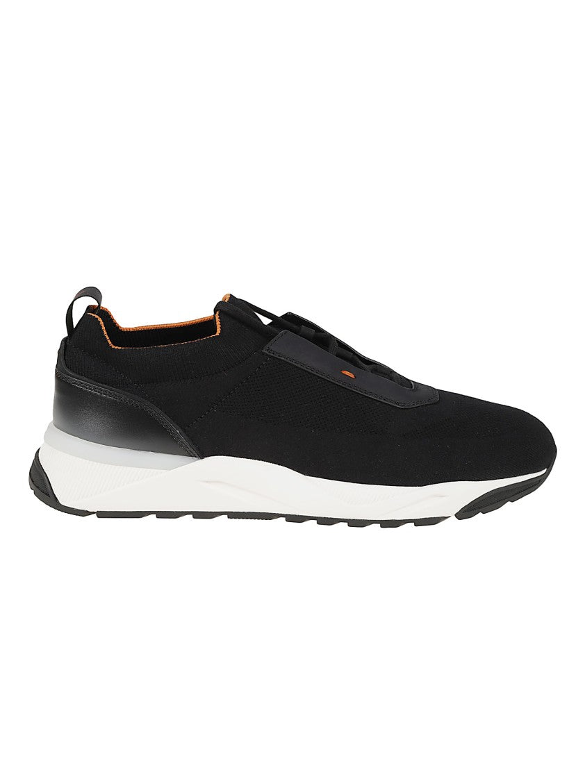 Santoni Flin Streamlined Slip-On Sneakers