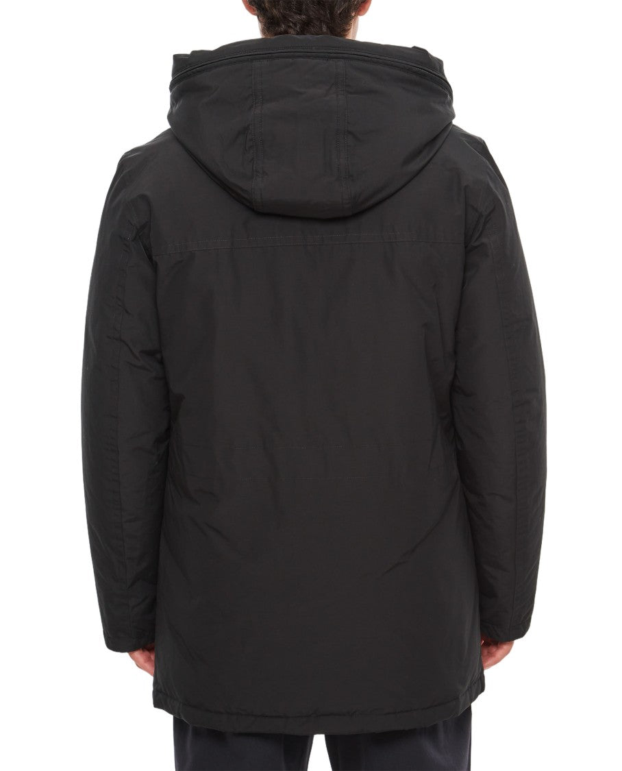 Woolrich Functional Black Parka With Hood