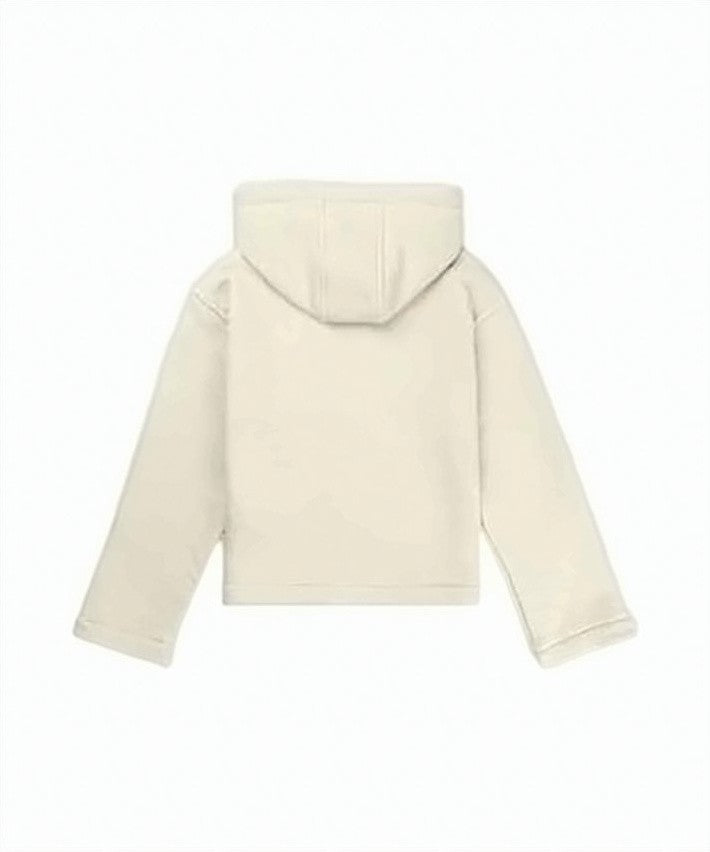 Max Mara Soft-Cropped Hoodie With Subtle Branding