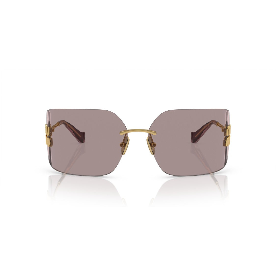 Miu Miu 0Mu 54Ys Rimless Sunglasses