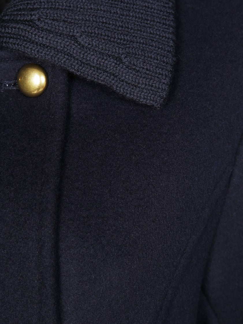 Parosh Double-Breasted Wool Jacket With Tailored Fit