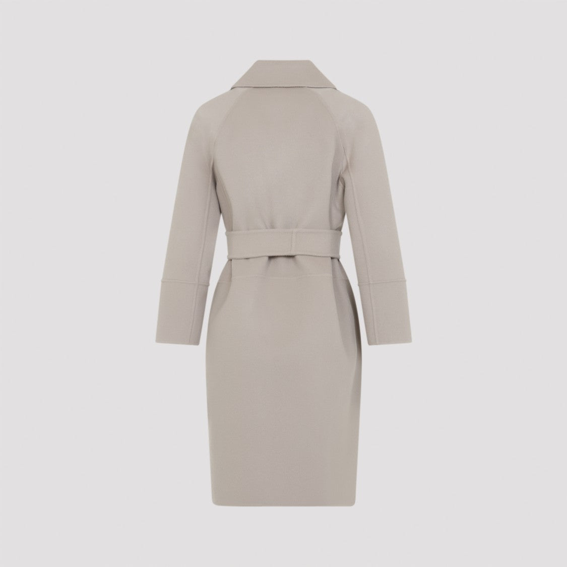 Max Mara Virgin Wool Coat In Nude & Neutrals