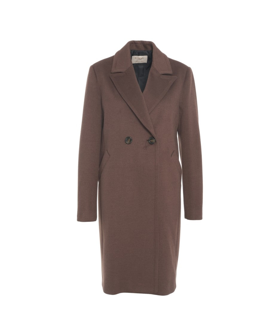 Kaos Structured Double-Breasted Coat