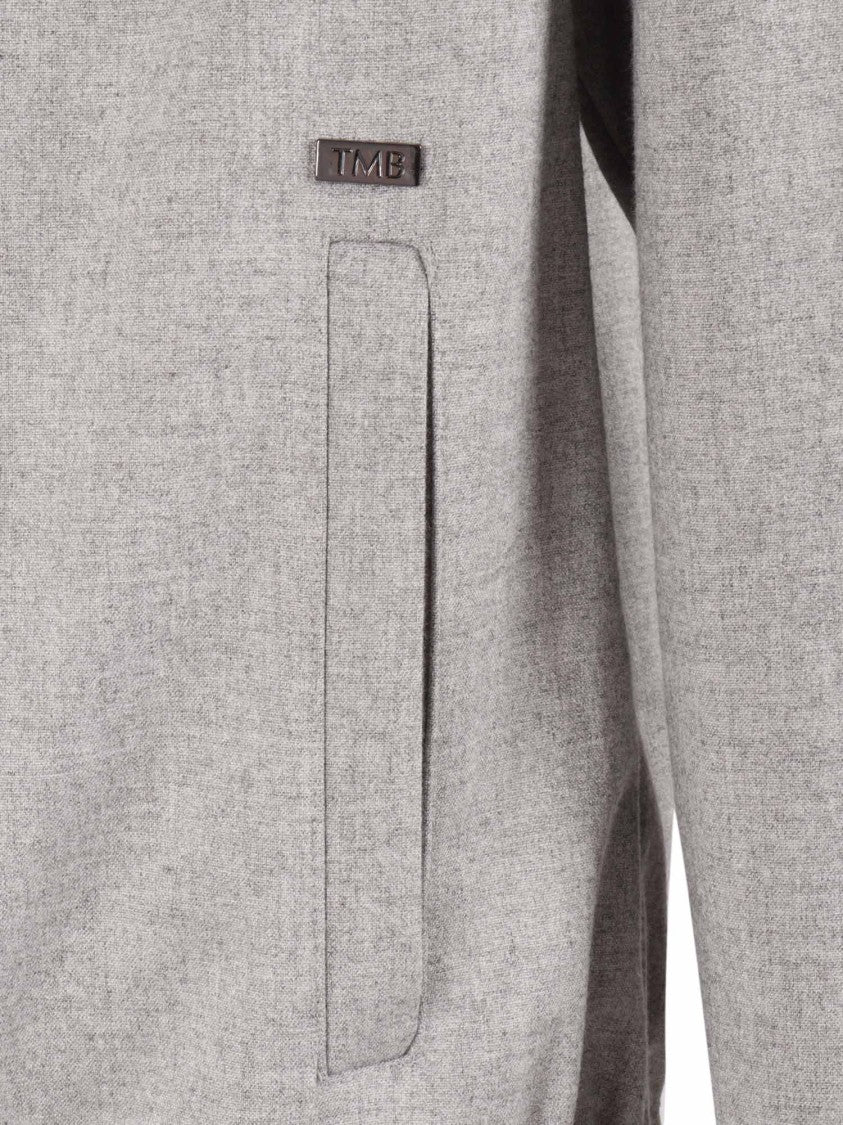 Tombolini Lightweight Hooded Jacket With Textured Finish