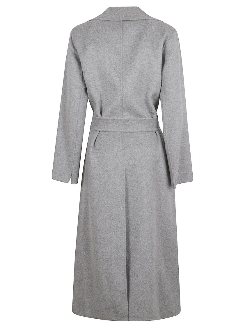 Max Mara Classic Wrap Coat In Soft Wool