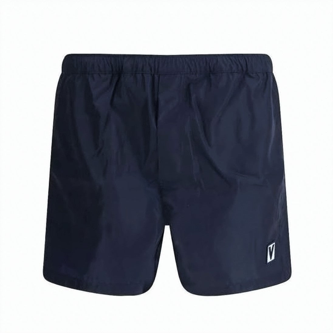 Valentino Garavani Blue Nylon Shorts With Elastic Waistband