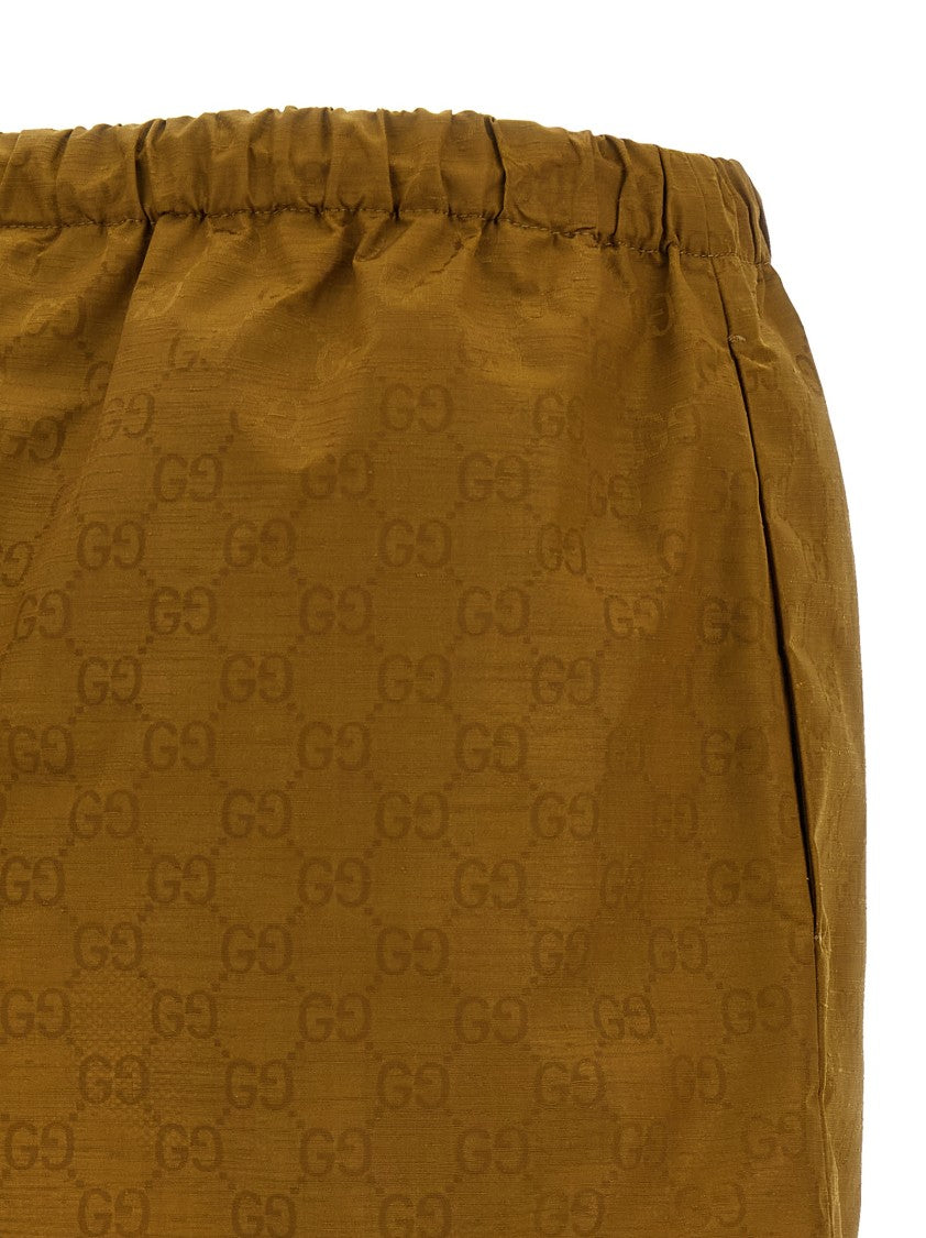 Gucci 'Gg' Canvas Skirt