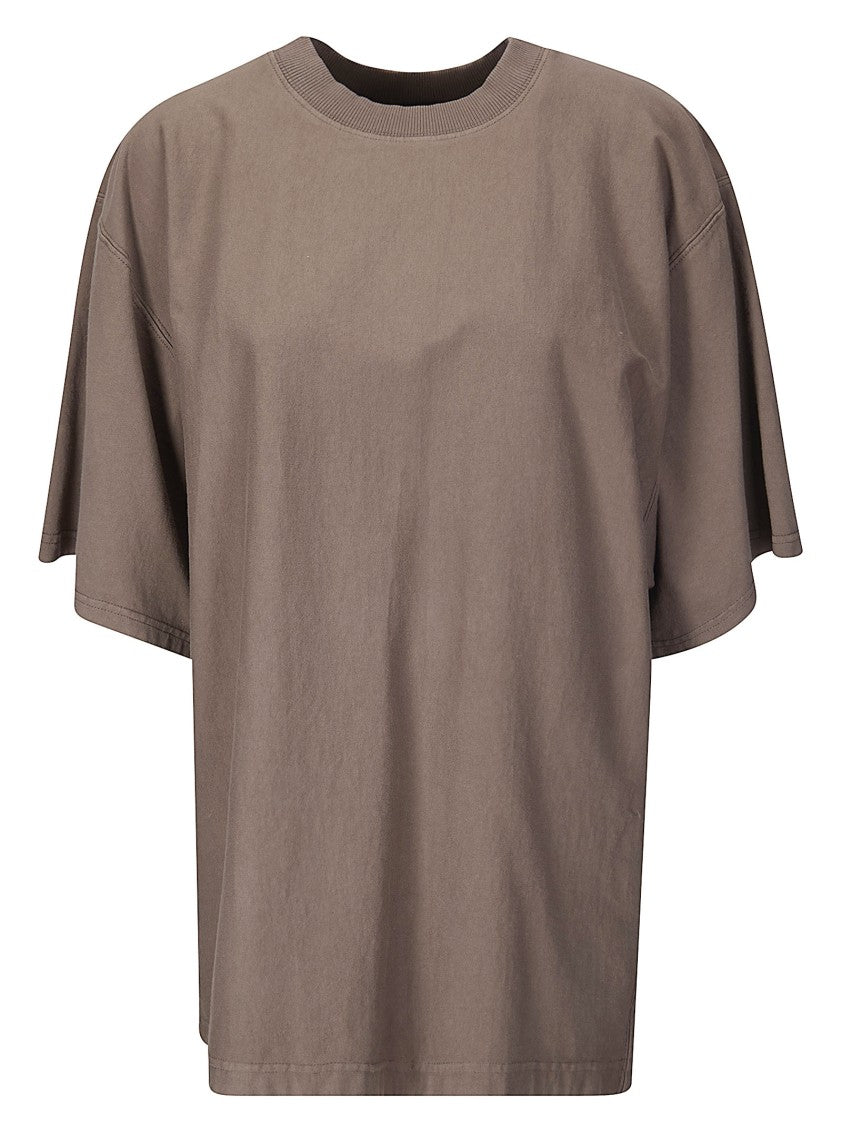 Hed Mayner Black Embroidered Oversized Cotton T-Shirt