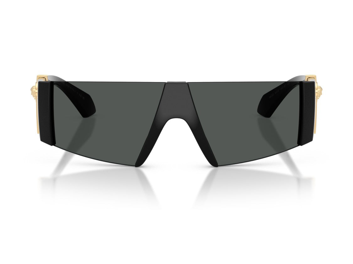 Versace Gold 0Ve4516 Oversized Shield Sunglasses