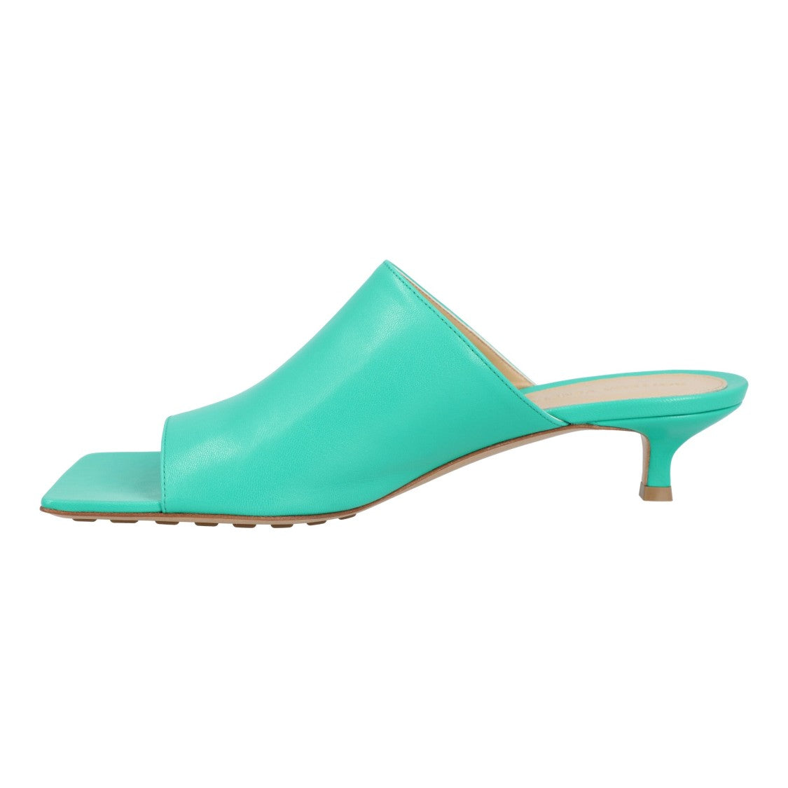 Bottega Veneta Stretch Mule Turquoise