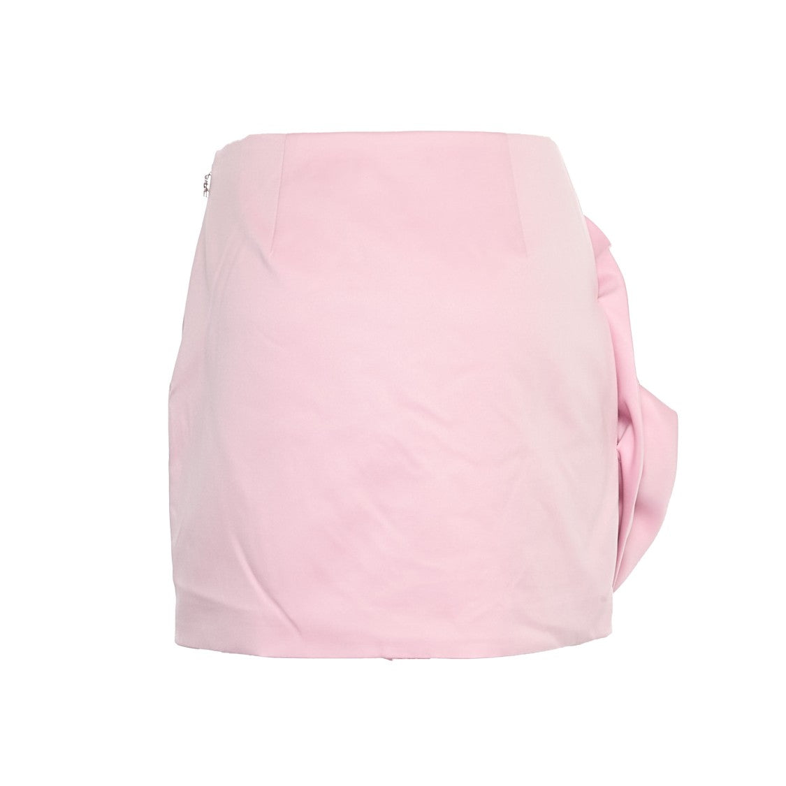 Rotate Floral Print Satin Mini Dress With Side Zipper