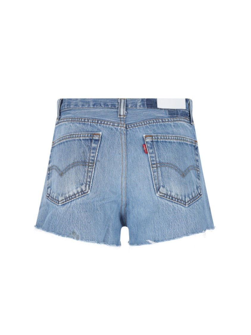 Re/Done Levi’S X Re/Done Denim Shorts – Blue