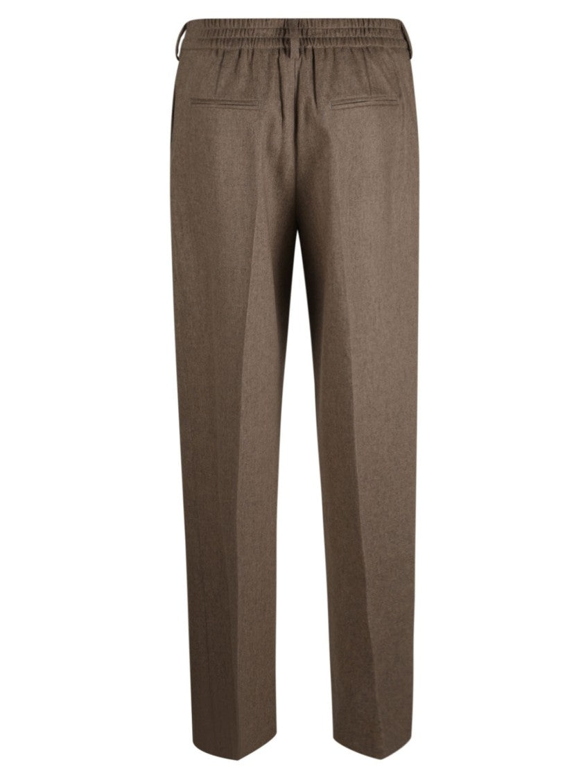 Pt Torino Lorenza Cashmere-Blend Straight-Leg Pants
