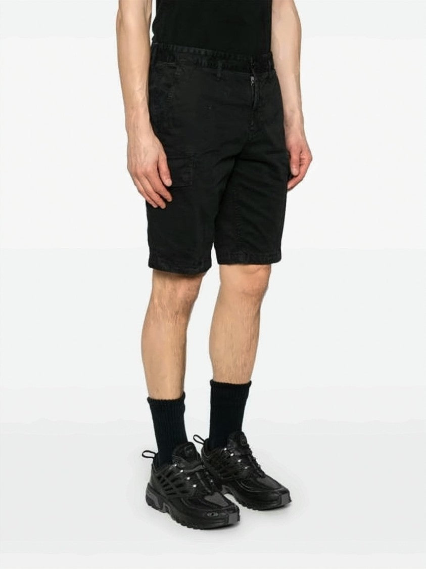 Stone Island Cargo-Style Shorts With Multiple Pockets