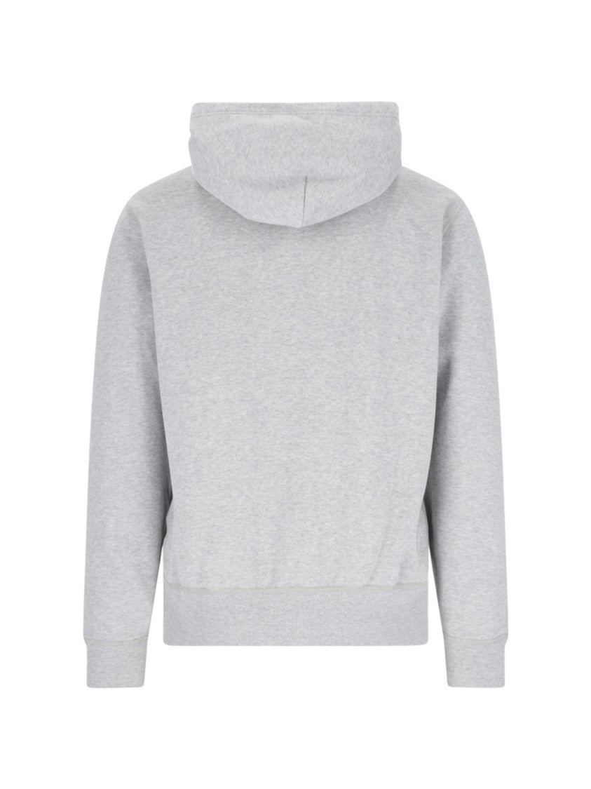 Polo Ralph Lauren Logo Zip Hoodie – Grey