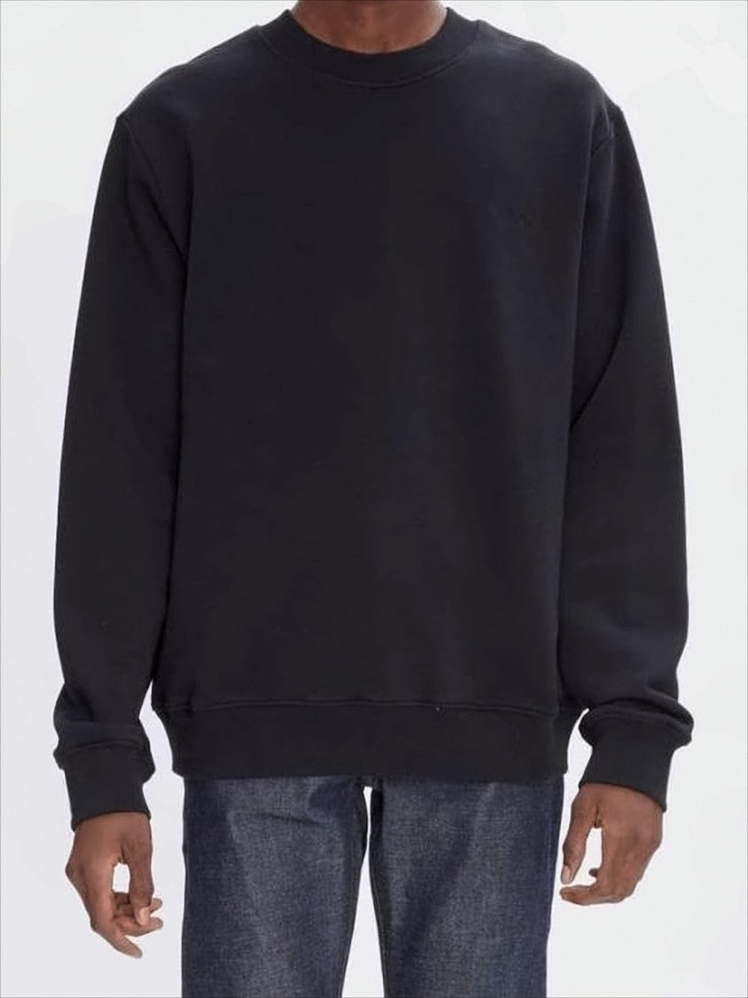A.P.C. Long-Sleeve Black T-Shirt With Crew Neckline