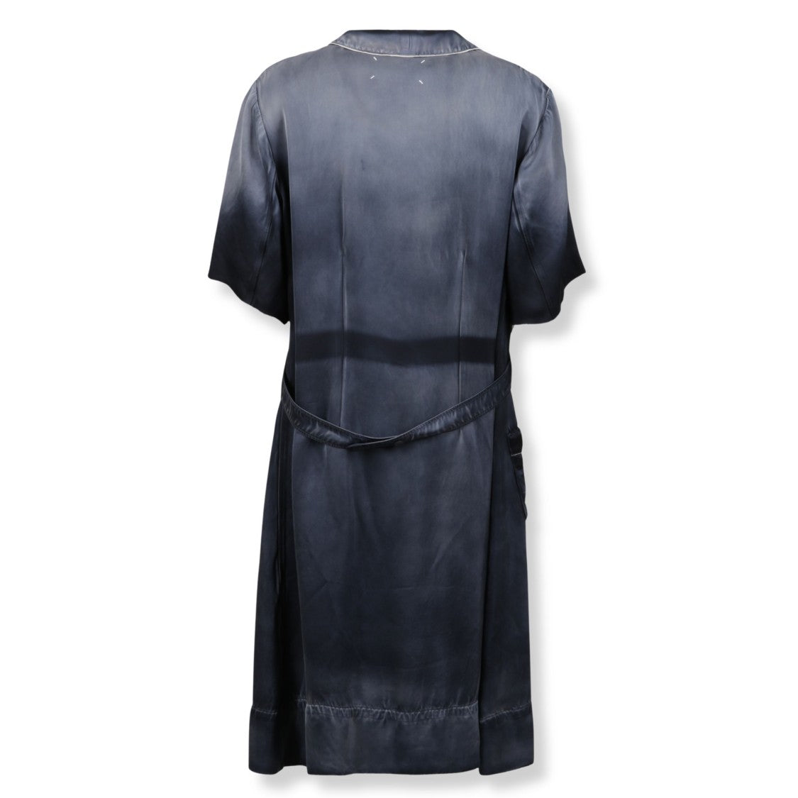Maison Margiela Vintage-Effect Shirt Midi Dress