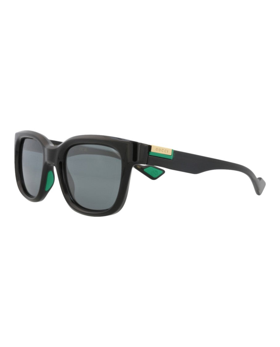 Gucci Square-Frame Injection Sunglasses