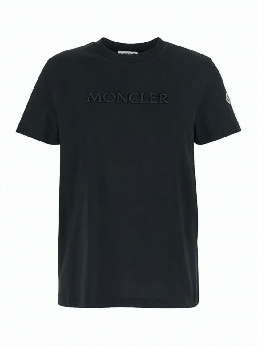 Moncler Short-Sleeved T-Shirt With Bold Stripe Detail