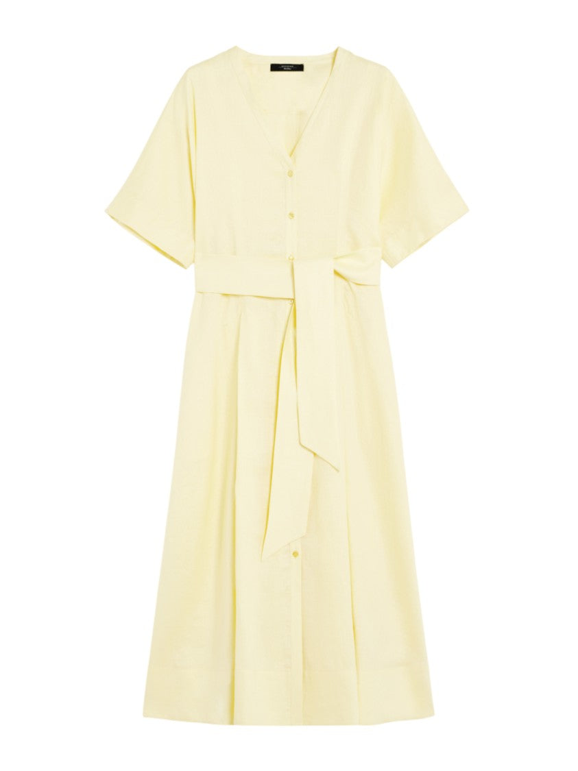 Max Mara Midi-Length Dress With V-Neckline