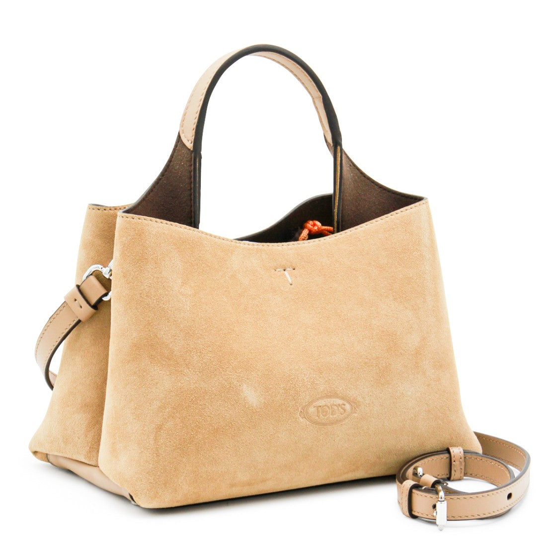 Tod's Cream Leather Top Handle Bag