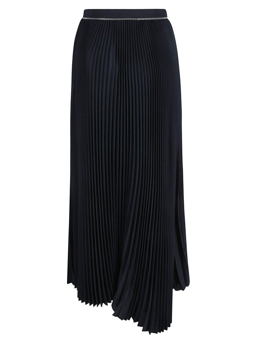 Fabiana Filippi Classic Minimalist Skirt With Refined Texture