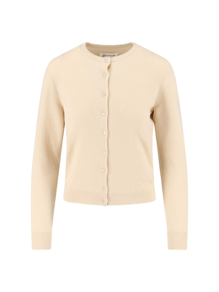 Maison Margiela Wool Cardigan – Off-White