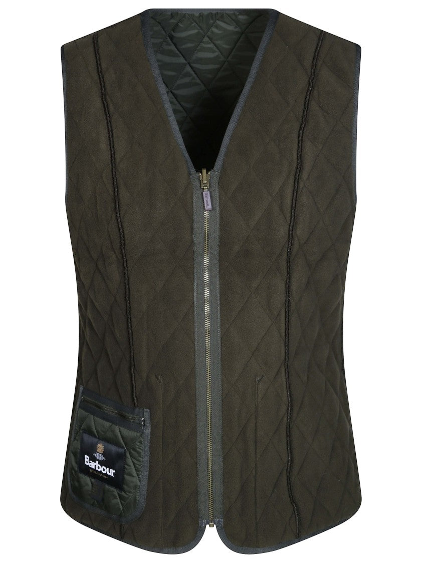 Barbour Fleece Betty Liner Quilted Sleeveless Vest