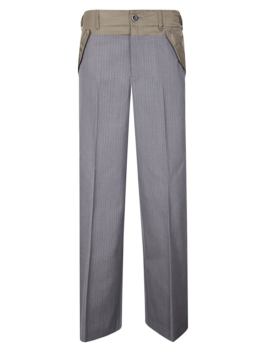 Sacai Stripe Doeskin Pants