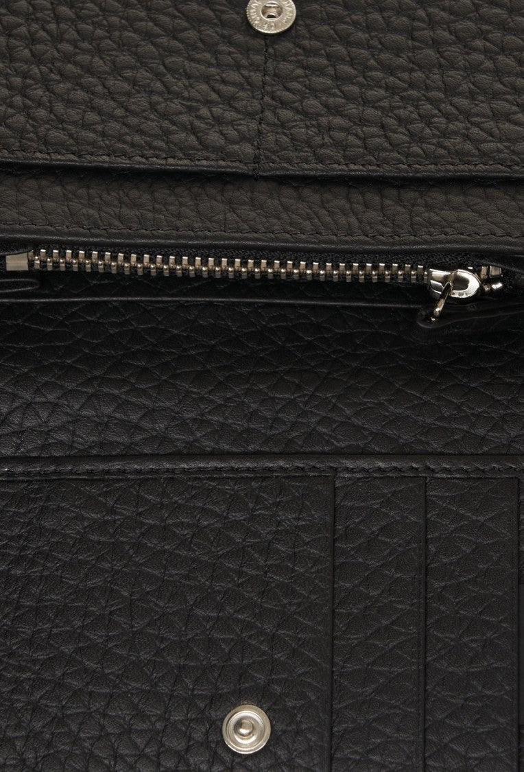 Orciani Hammered Leather Wallet